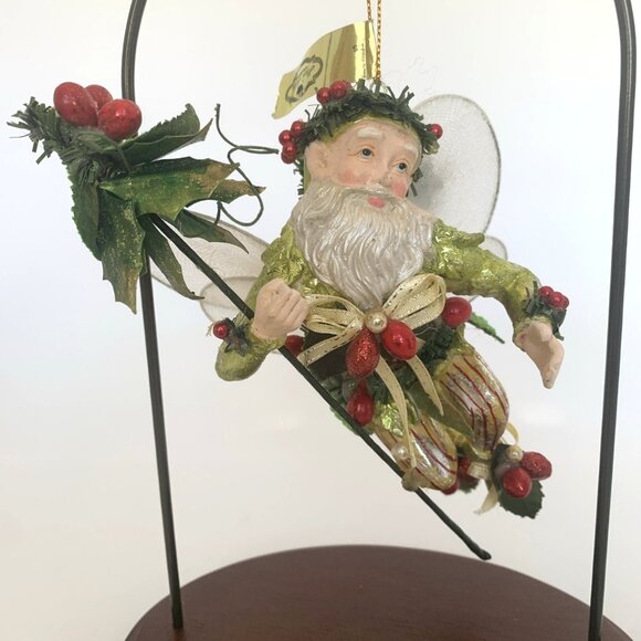 Mark Roberts Other - Mark Roberts Hanging Mistletoe and Holly Fairy Christmas Ornament Ltd Ed 7" Tall
